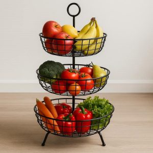 14 Multi-Tiered Standing Fruit and Vegetable Basket