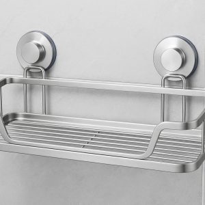 24 Large Capacity Shower Niche Shelf - Removable Suction Cups