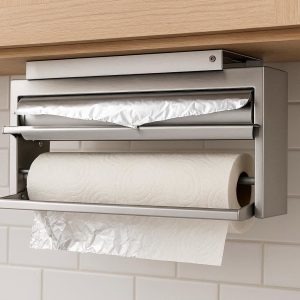 5 Under-Cabinet Pull-Out Paper Towel & Foil Dispenser